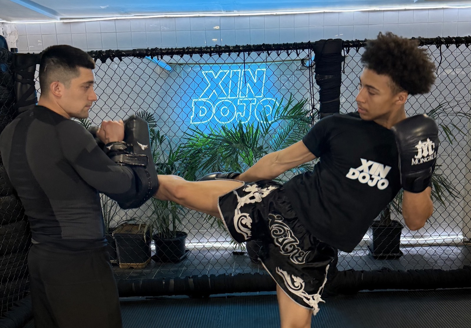 Muay Thai training at Xin Dojo North London